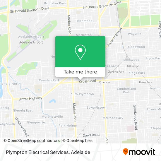 Mapa Plympton Electrical Services