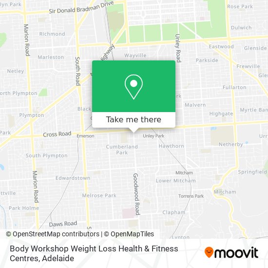 Body Workshop Weight Loss Health & Fitness Centres map