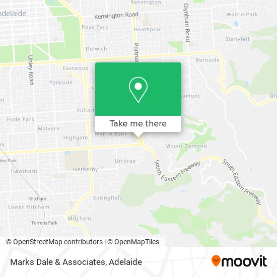 Marks Dale & Associates map