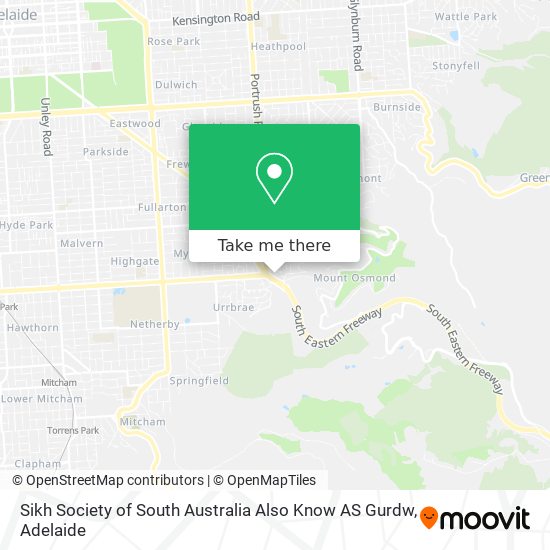 Mapa Sikh Society of South Australia Also Know AS Gurdw
