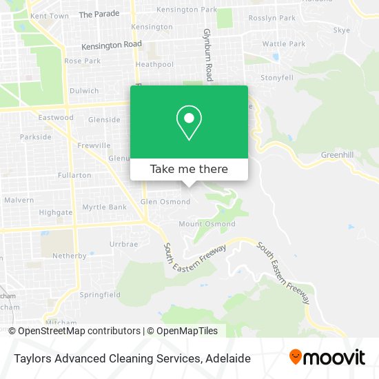 Taylors Advanced Cleaning Services map