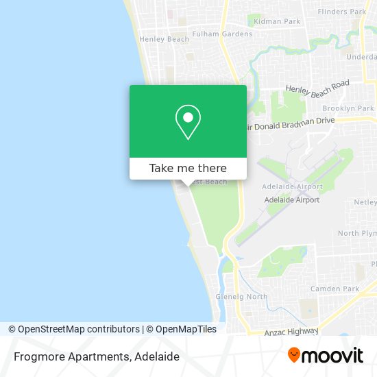 Mapa Frogmore Apartments