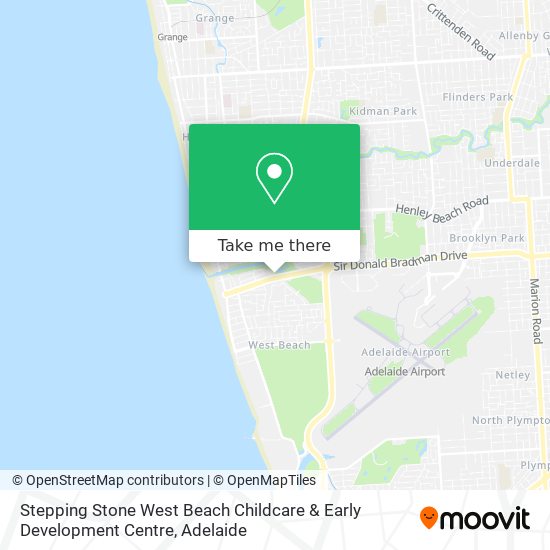 Mapa Stepping Stone West Beach Childcare & Early Development Centre