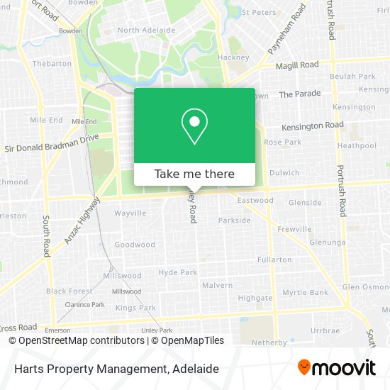 Harts Property Management map