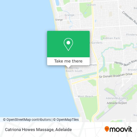 Catriona Howes Massage map