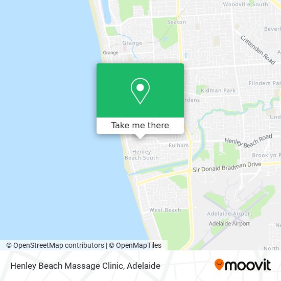 Mapa Henley Beach Massage Clinic