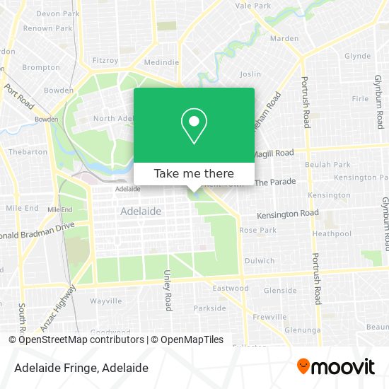 Adelaide Fringe map