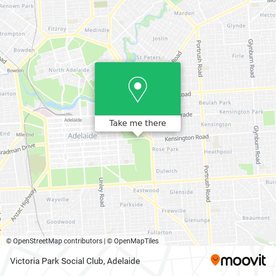 Mapa Victoria Park Social Club