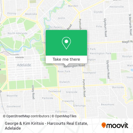 Mapa George & Kim Kiritsis - Harcourts Real Estate