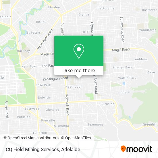 CQ Field Mining Services map