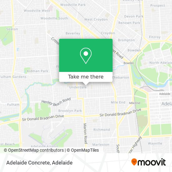 Adelaide Concrete map