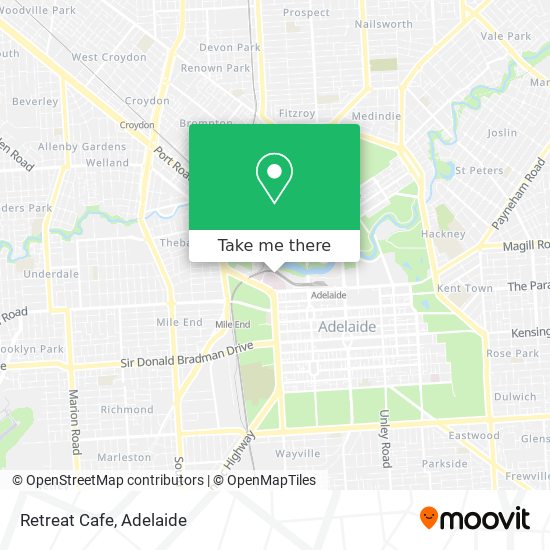 Retreat Cafe map