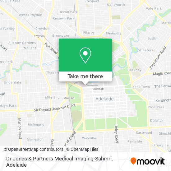 Dr Jones & Partners Medical Imaging-Sahmri map