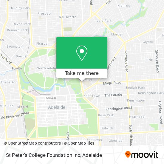 St Peter's College Foundation Inc map