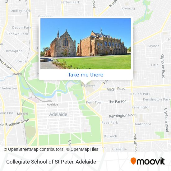 Collegiate School of St Peter map