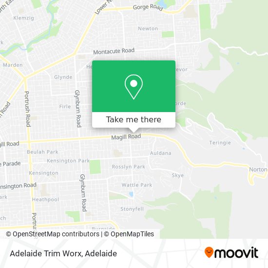 Adelaide Trim Worx map