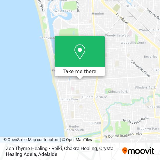 Zen Thyme Healing - Reiki, Chakra Healing, Crystal Healing Adela map