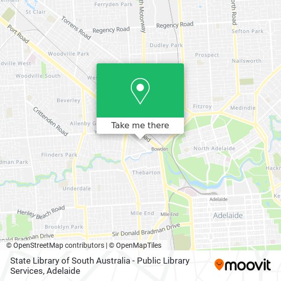 State Library of South Australia - Public Library Services map