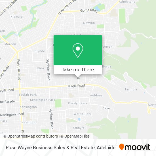 Mapa Rose Wayne Business Sales & Real Estate