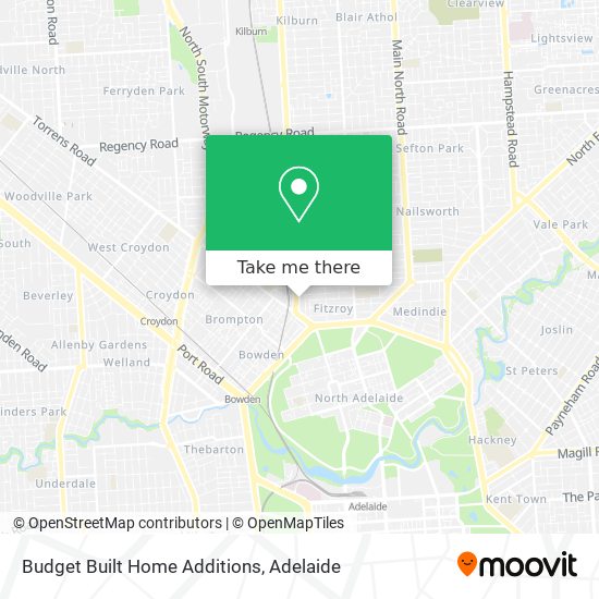 Budget Built Home Additions map