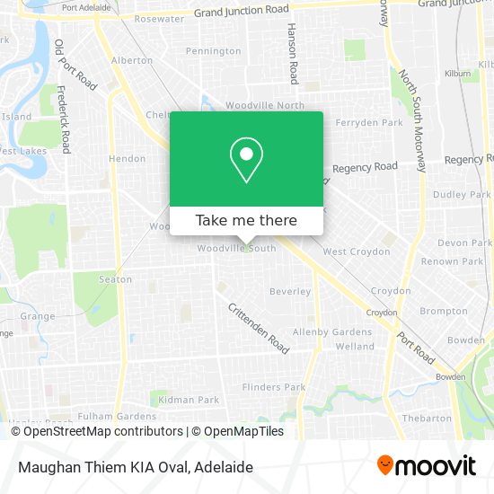 Maughan Thiem KIA Oval map