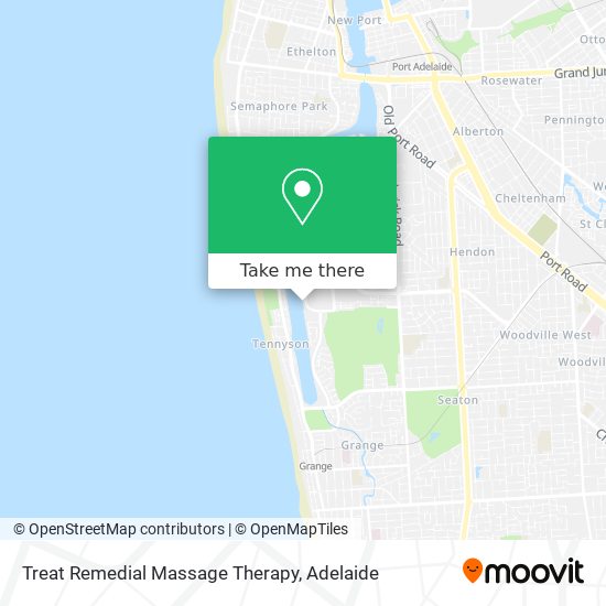 Treat Remedial Massage Therapy map