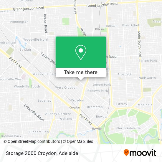 Storage 2000 Croydon map