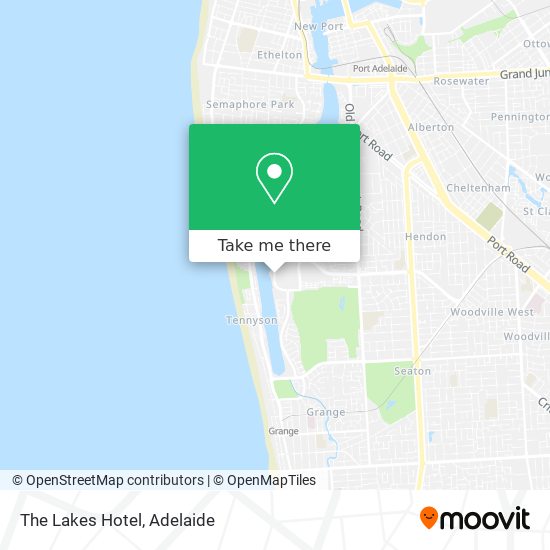 The Lakes Hotel map