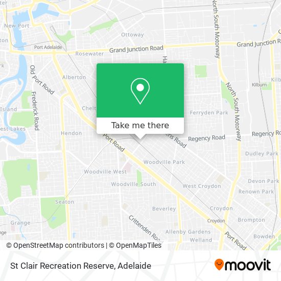 St Clair Recreation Reserve map