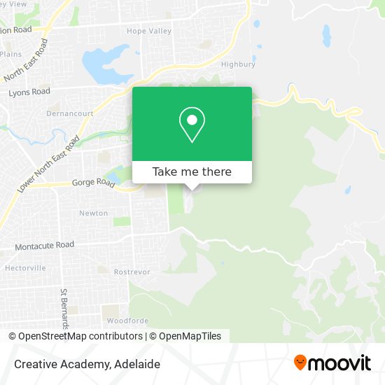 Creative Academy map