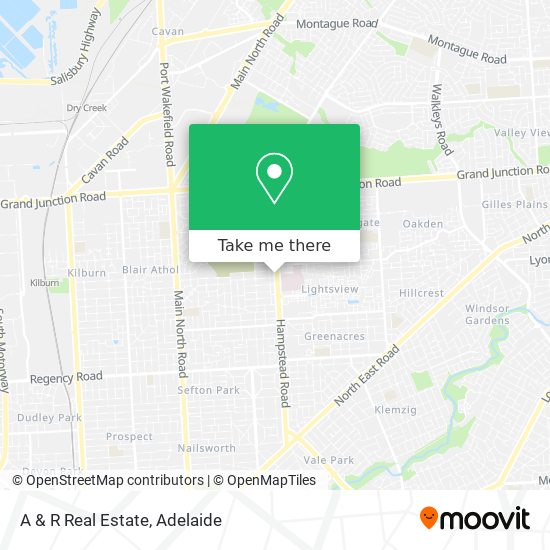 A & R Real Estate map