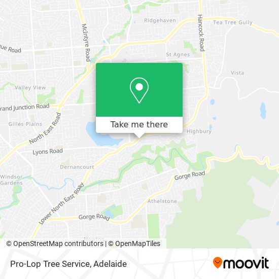 Mapa Pro-Lop Tree Service