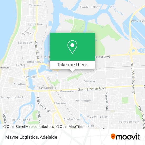 Mayne Logistics map