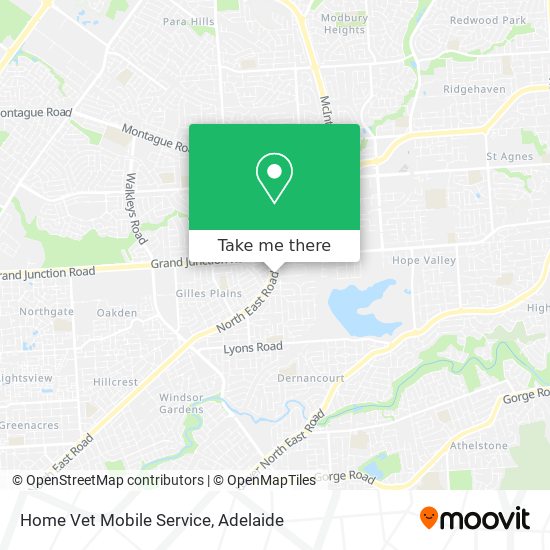 Mapa Home Vet Mobile Service