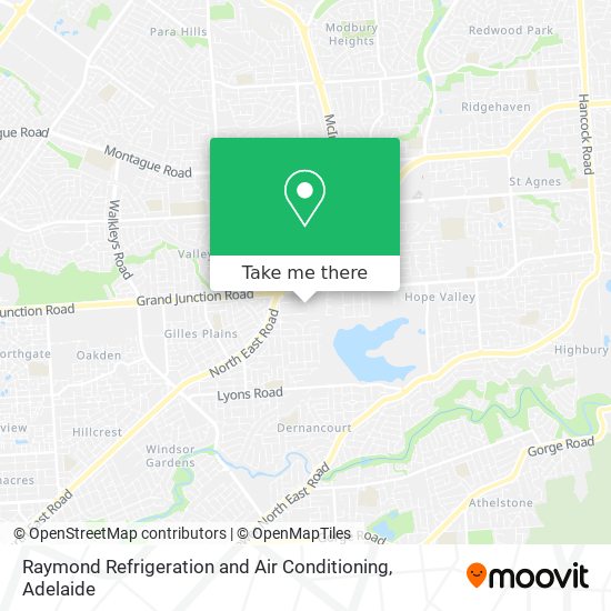 Raymond Refrigeration and Air Conditioning map