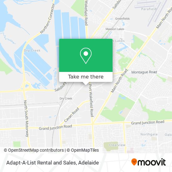 Adapt-A-List Rental and Sales map