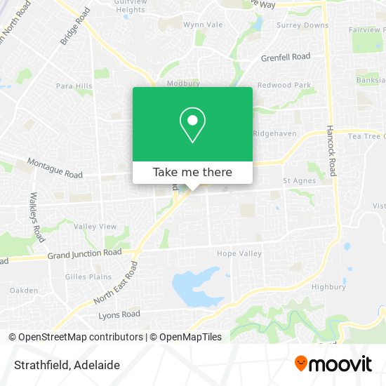 Strathfield map