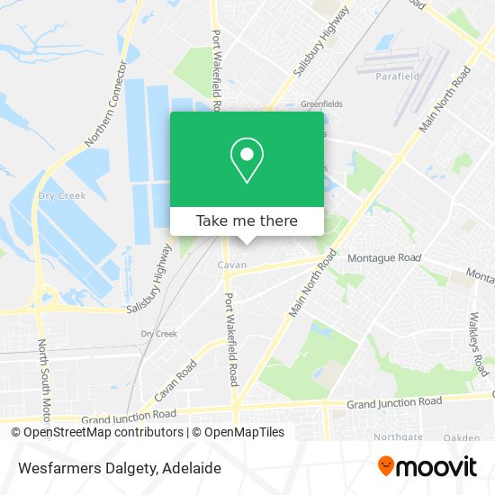 Mapa Wesfarmers Dalgety