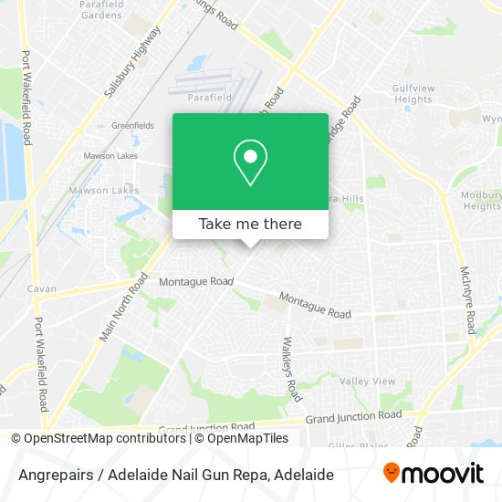 Mapa Angrepairs / Adelaide Nail Gun Repa