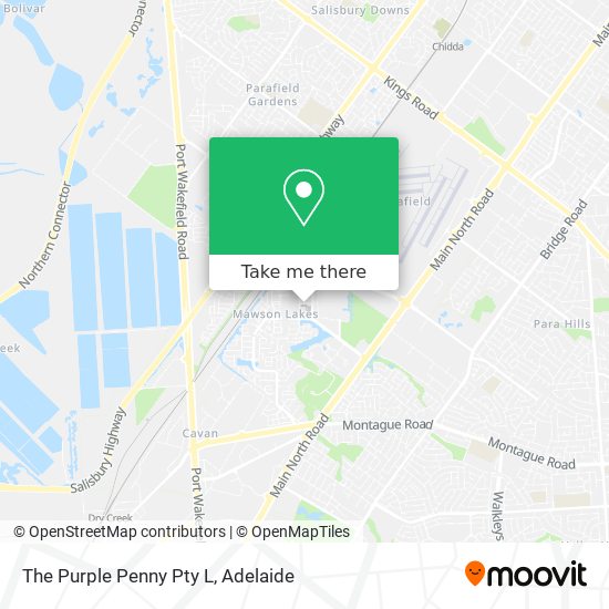 The Purple Penny Pty L map