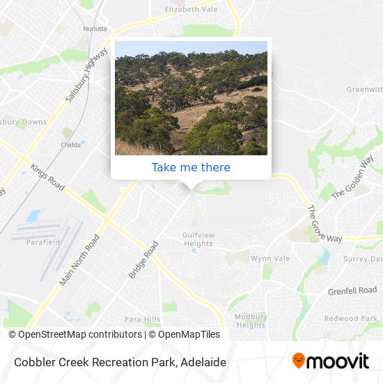 Mapa Cobbler Creek Recreation Park