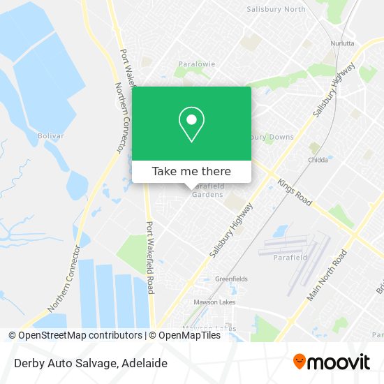 Derby Auto Salvage map