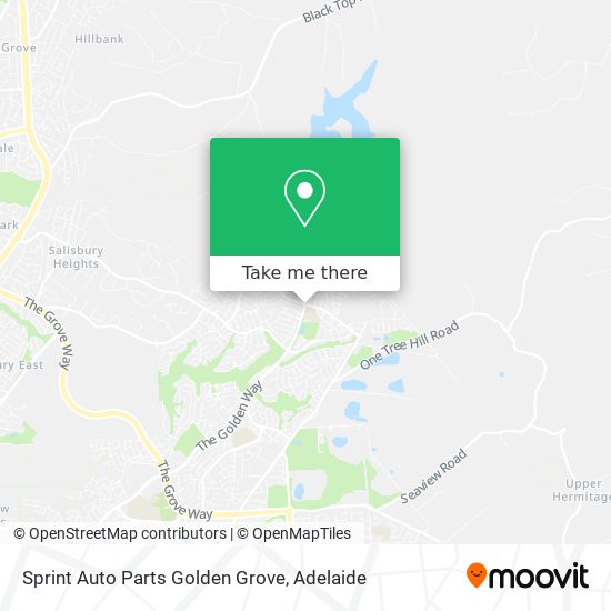 Sprint Auto Parts Golden Grove map