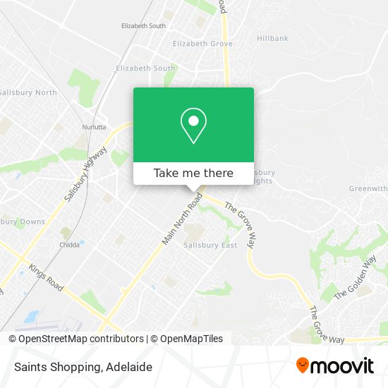 Mapa Saints Shopping