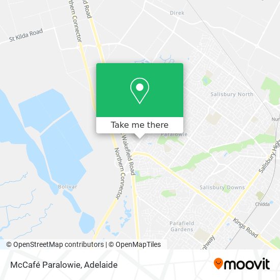 McCafé Paralowie map