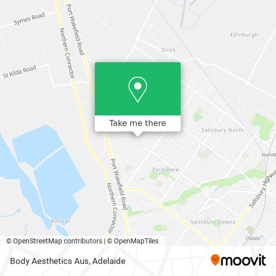 Body Aesthetics Aus map