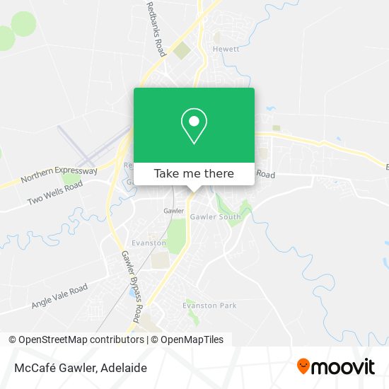 McCafé Gawler map