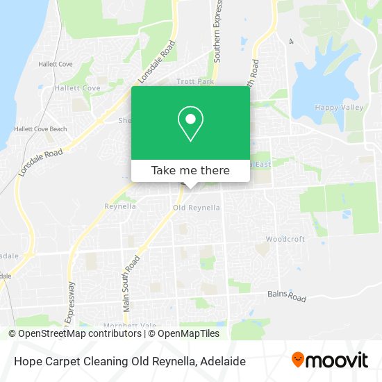 Hope Carpet Cleaning Old Reynella map