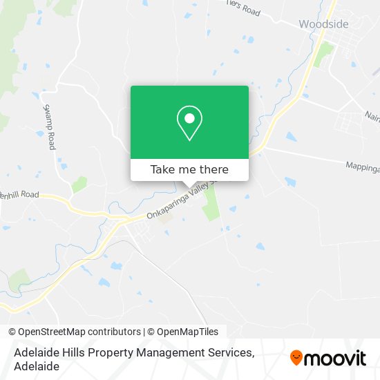 Mapa Adelaide Hills Property Management Services