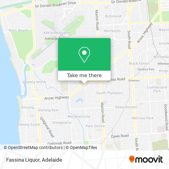 Fassina Liquor map